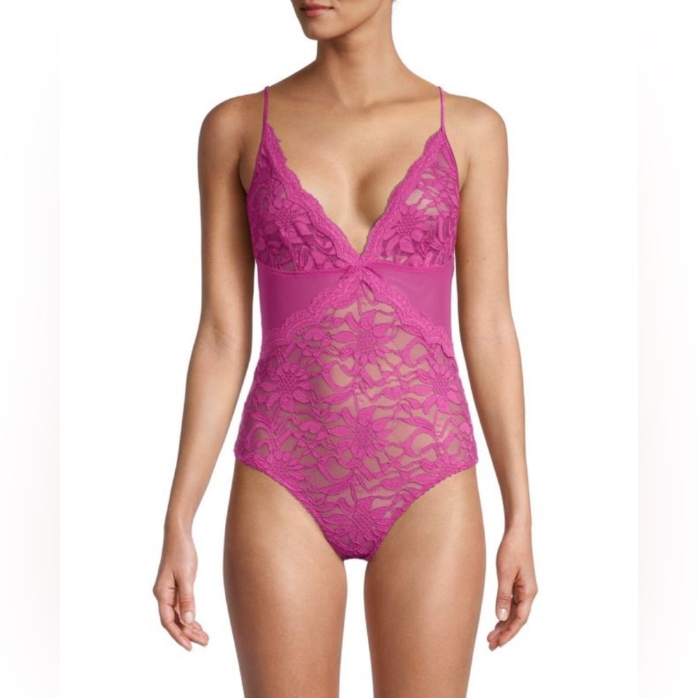 Free People Speed Date Lace Bodysuit